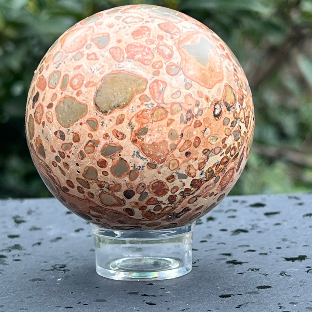 Sfera leopardit Peru model 3, pietre semipretioase - druzy.ro 4 