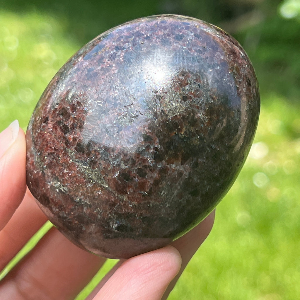 Granat palmstone model 1, pietre semipretioase - druzy.ro 3 