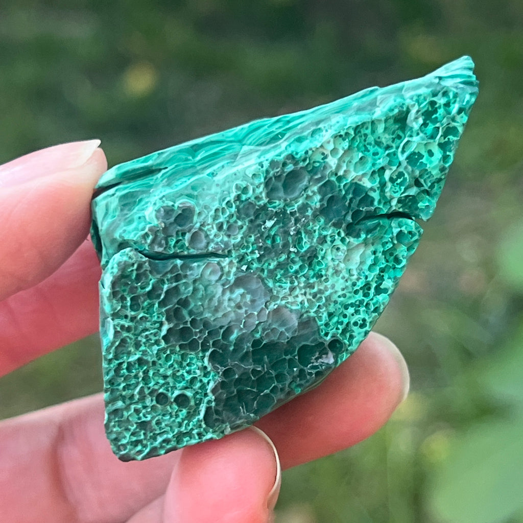 Malachit piatra bruta | Model 10, pietre semipretioase - druzy.ro 5 