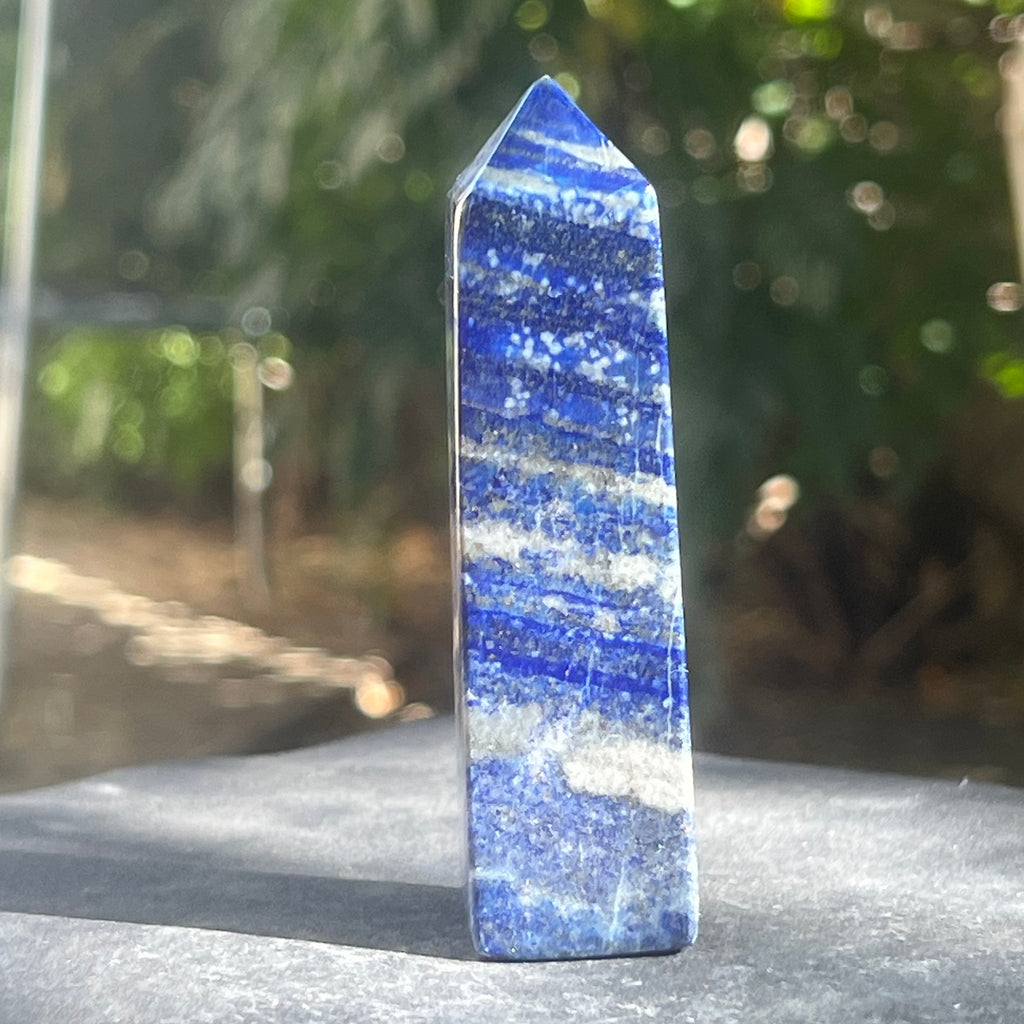Turn/obelisc lapis lazuli m7, druzy.ro, cristale 7