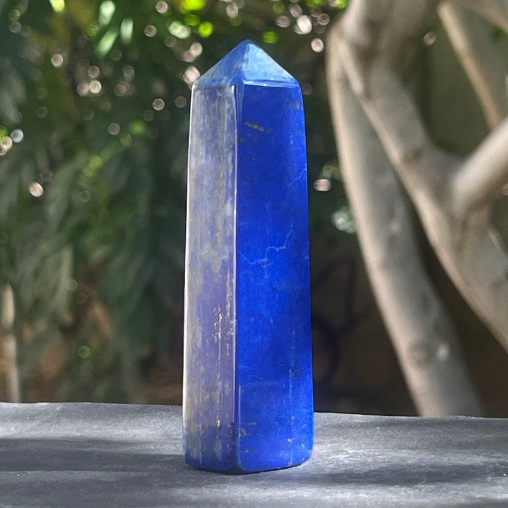 Turn/obelisc lapis lazuli m9, druzy.ro, cristale 2
