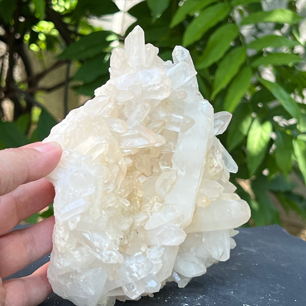 Floare de mina, cluster cuart ICY | Model 14, pietre semipretioase - druzy.ro 3 