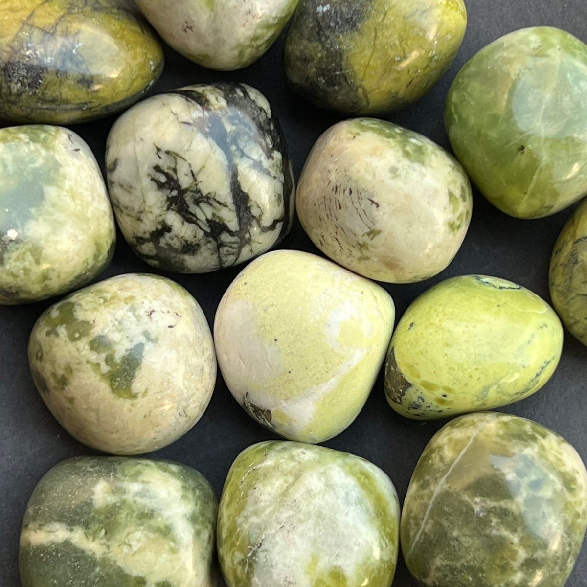 Serpentin piatra rulata mini – DRUZY