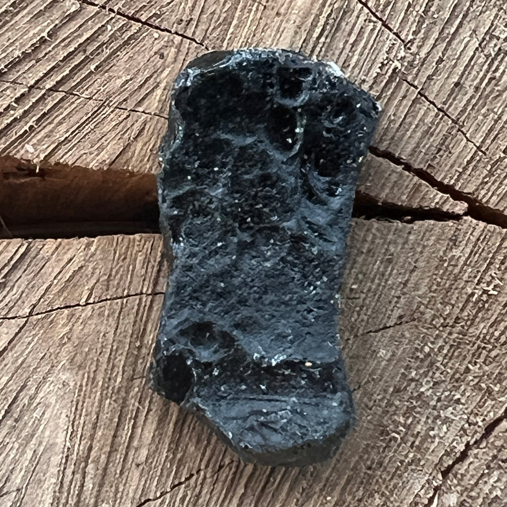 Tectita neagra, meteorit piatra bruta, tektit m1, pietre semipretioase - druzy.ro 1 