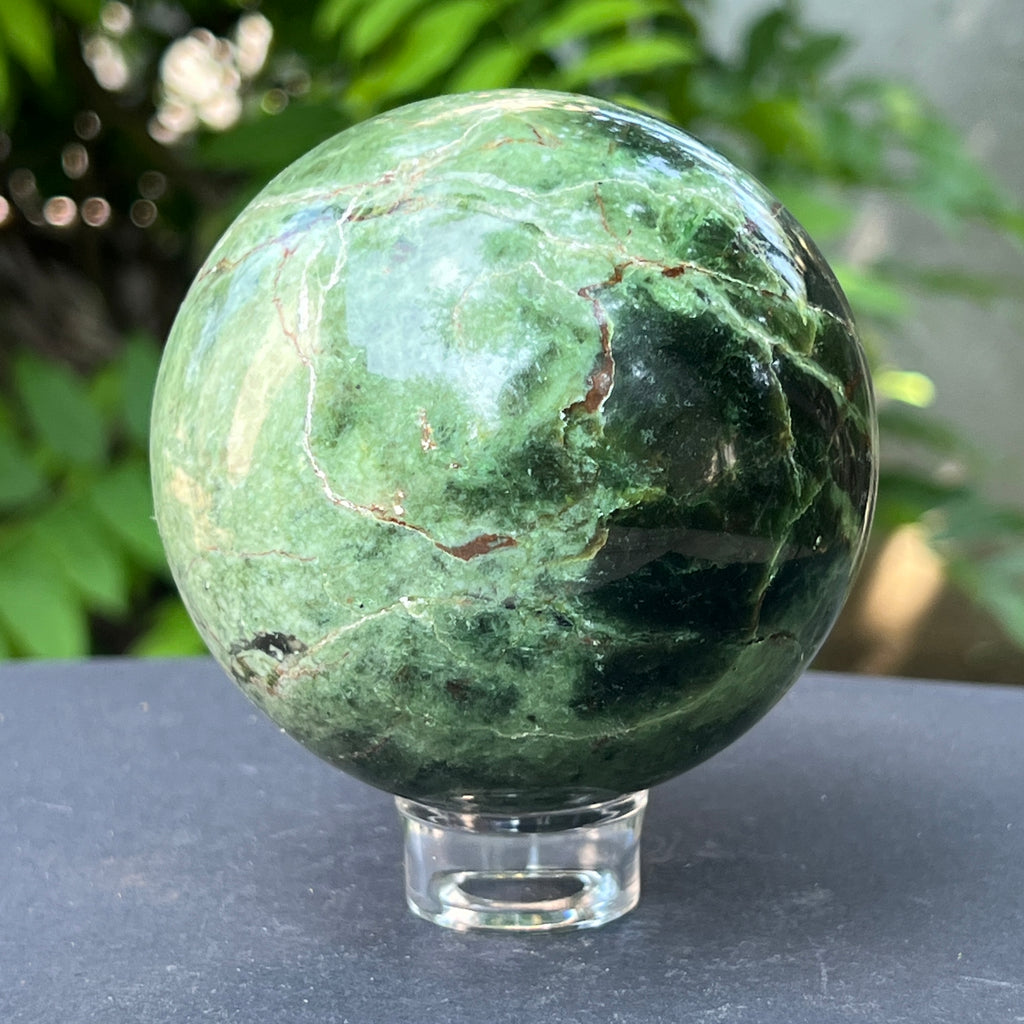 Crisopraz sfera m8, pietre semipretioase - druzy.ro 3 