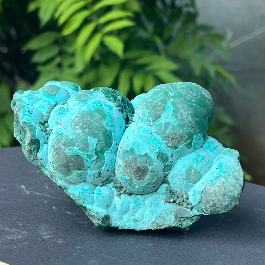 Cluster XL malachit cu crisocola botrioidala piatra bruta  | Model 1, pietre semipretioase - druzy.ro 2 