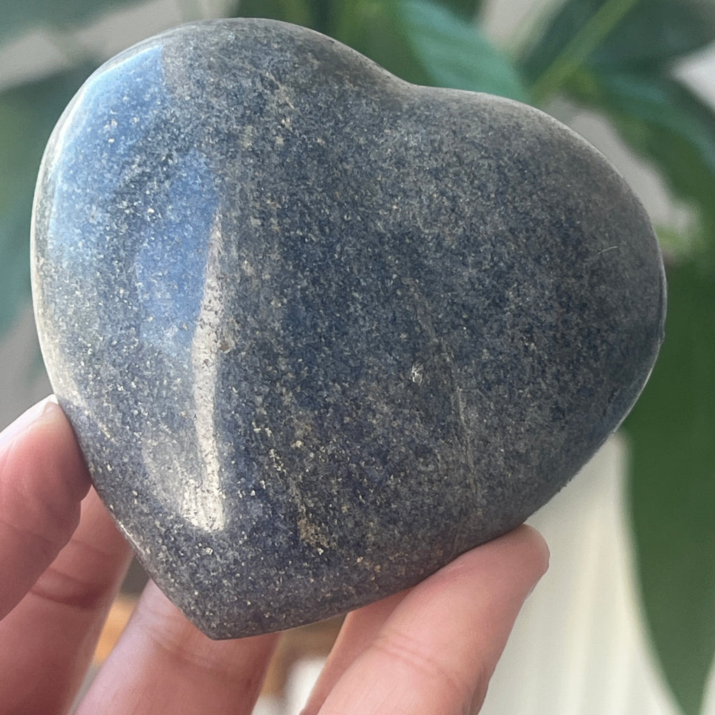Inima lazulit din Madagascar | Model 1, pietre semipretioase - druzy.ro 1 