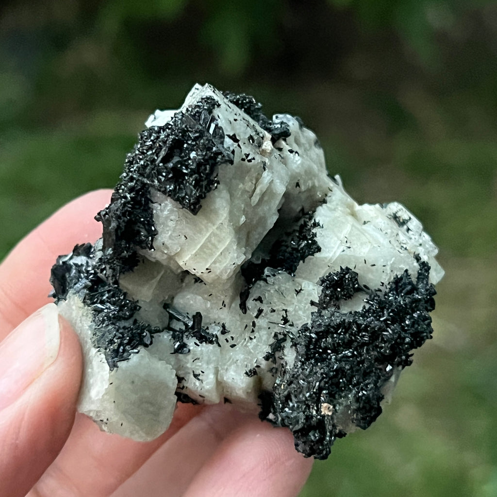Cluster egirin mini cuart fumuriu/negru Zomba m13, pietre semipretioase - druzy.ro 1 