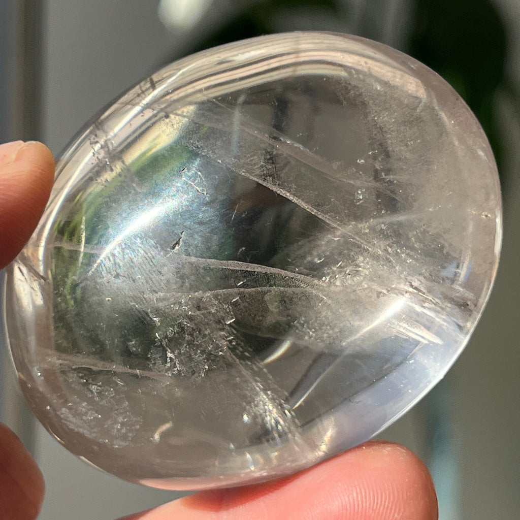 Palmstone cuart incolor/cristal de stanca m8, pietre semipretioase - druzy.ro 3 