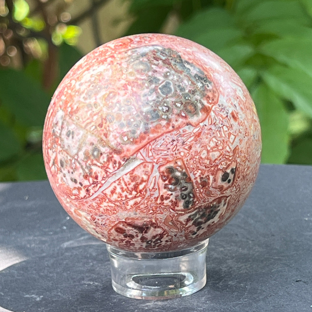 Sfera jasp piele de sarpe din Australia model 5, pietre semipretioase - druzy.ro 11 