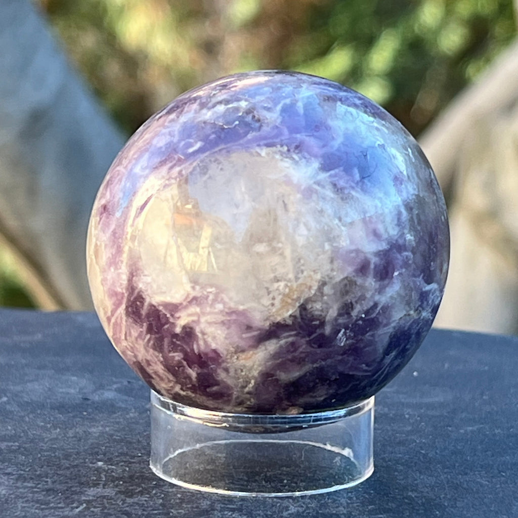 Lepidolit sfera model 4, druzy.ro, cristale 2