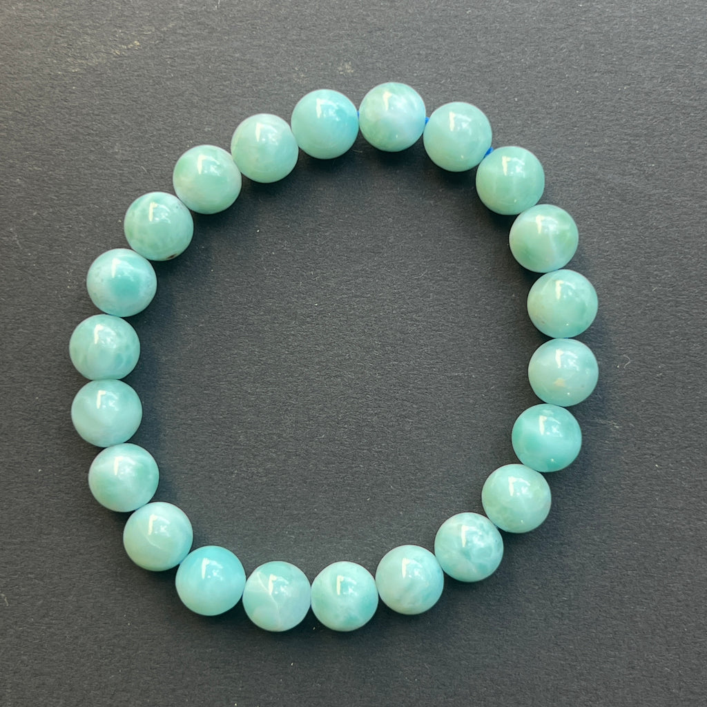 Bratara larimar 8 mm, calitate AA, pietre semipretioase - druzy.ro 2 
