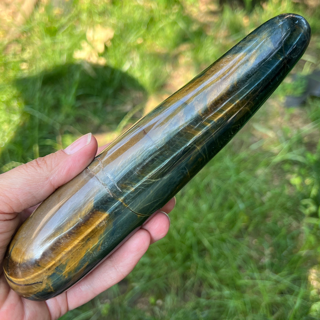 Bagheta masaj ochi de tigru m5, pietre semipretioase - druzy.ro 4 