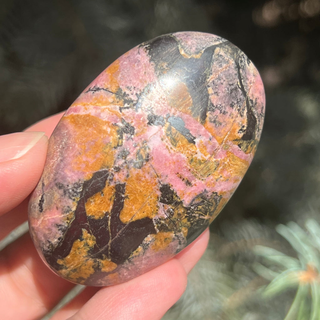 Palmstone rodonit Pakistan model 3, druzy.ro, pietre semipretioase 4