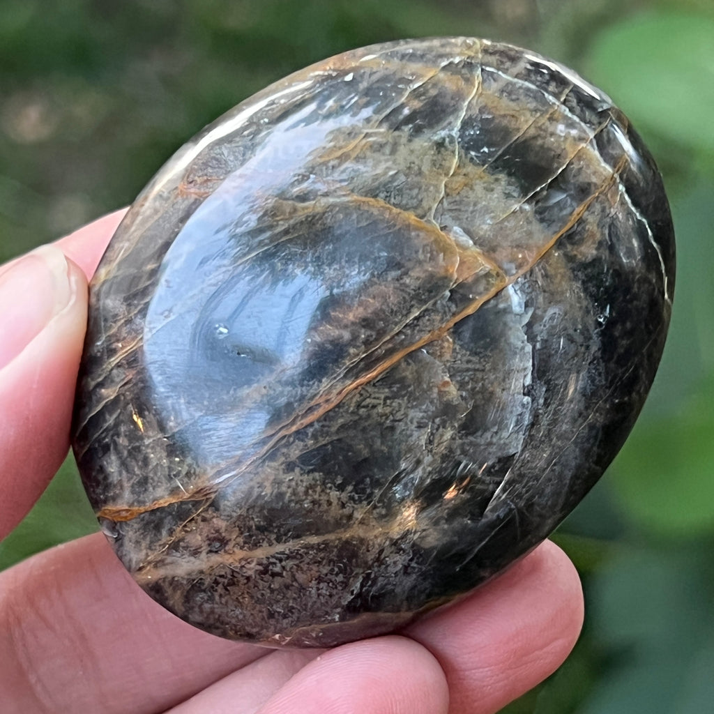 Palmstone piatra lunii somon gri | Model 7, pietre semipretioase - druzy.ro 1 