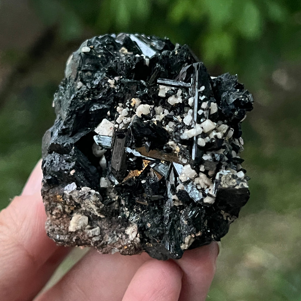 Cluster turmalina neagra model 3 din Erongo, Namibia, pietre semipretioase - druzy.ro 6 