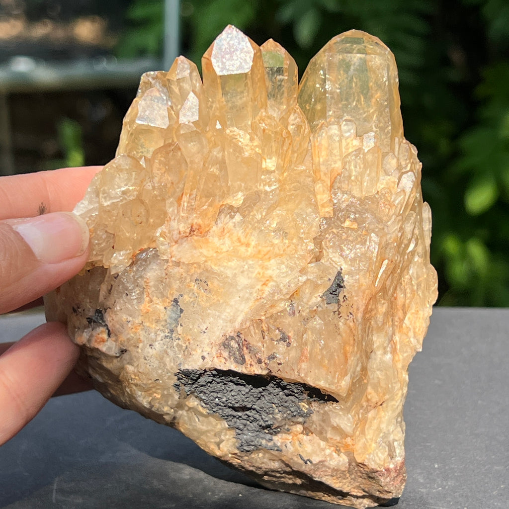 Citrin fumuriu din Congo – specimen natural, netratat | Model 2, pietre semipretioase - druzy.ro 2 