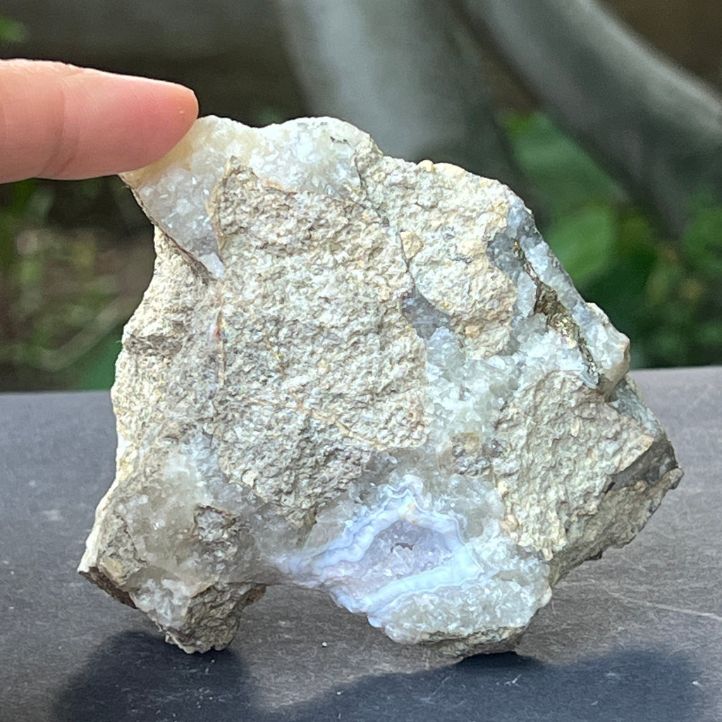 Calcedonie albastra / blue lace/ agat albastru piatra bruta m2, pietre semipretioase - druzy.ro 3 
