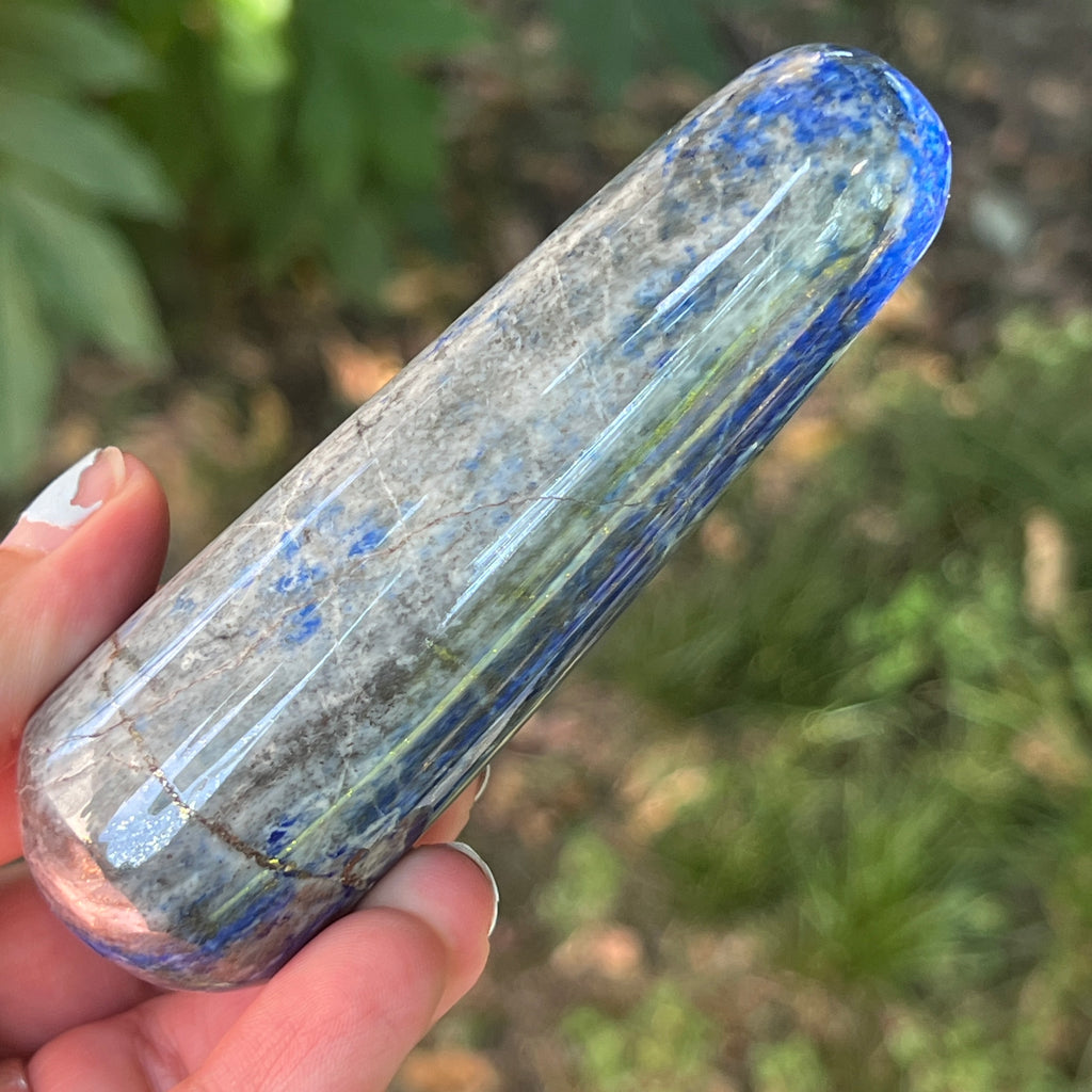 Bagheta Lapis Lazuli model 4, pietre semipretioase - druzy.ro 4 