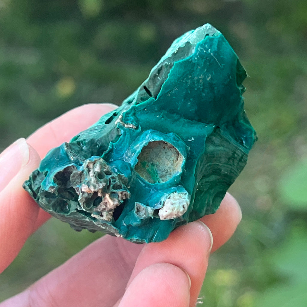 Malachit piatra bruta | Model 13, pietre semipretioase - druzy.ro 5 