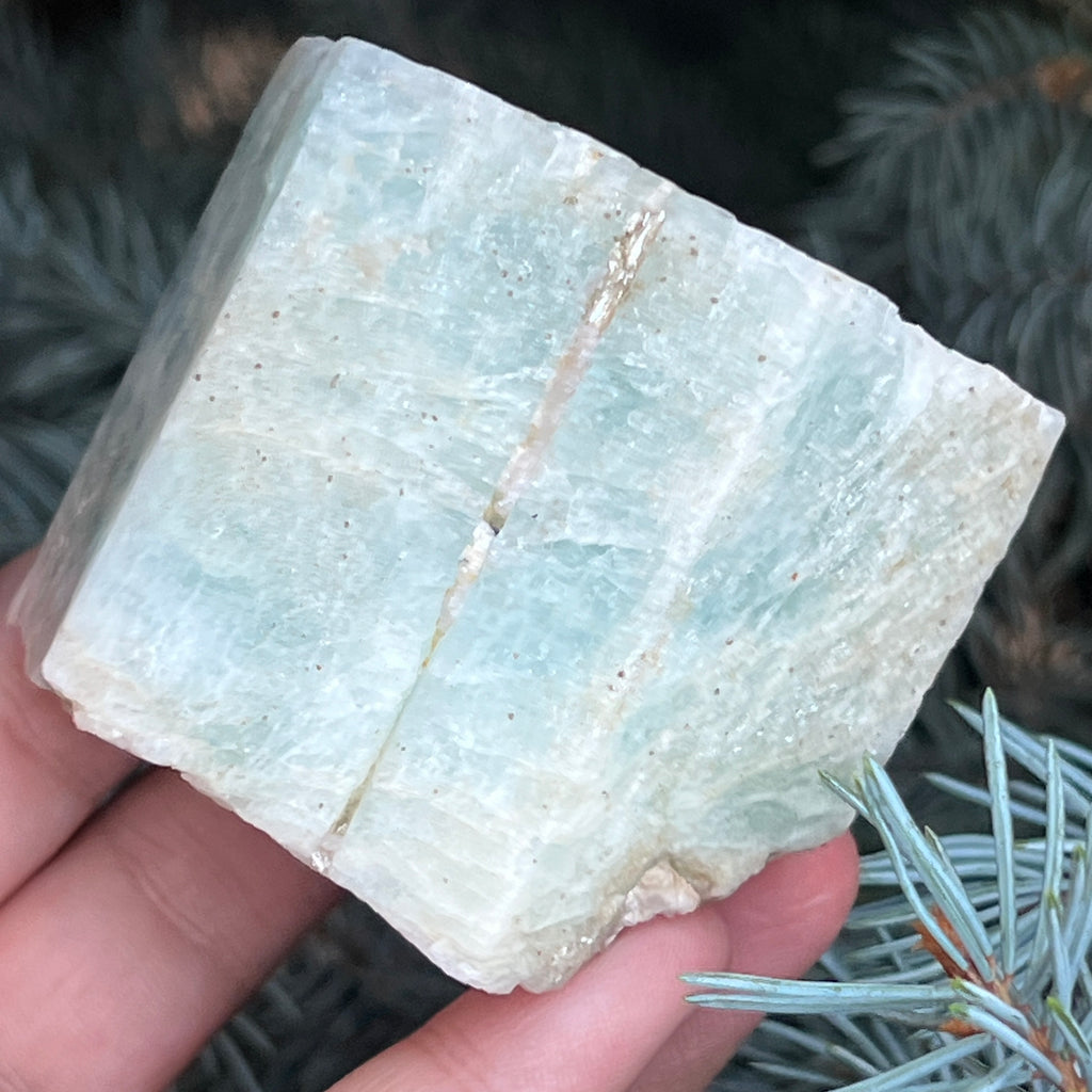 Acvamarin Pakistan piatra bruta model pk23, pietre semipretioase - druzy.ro 3 