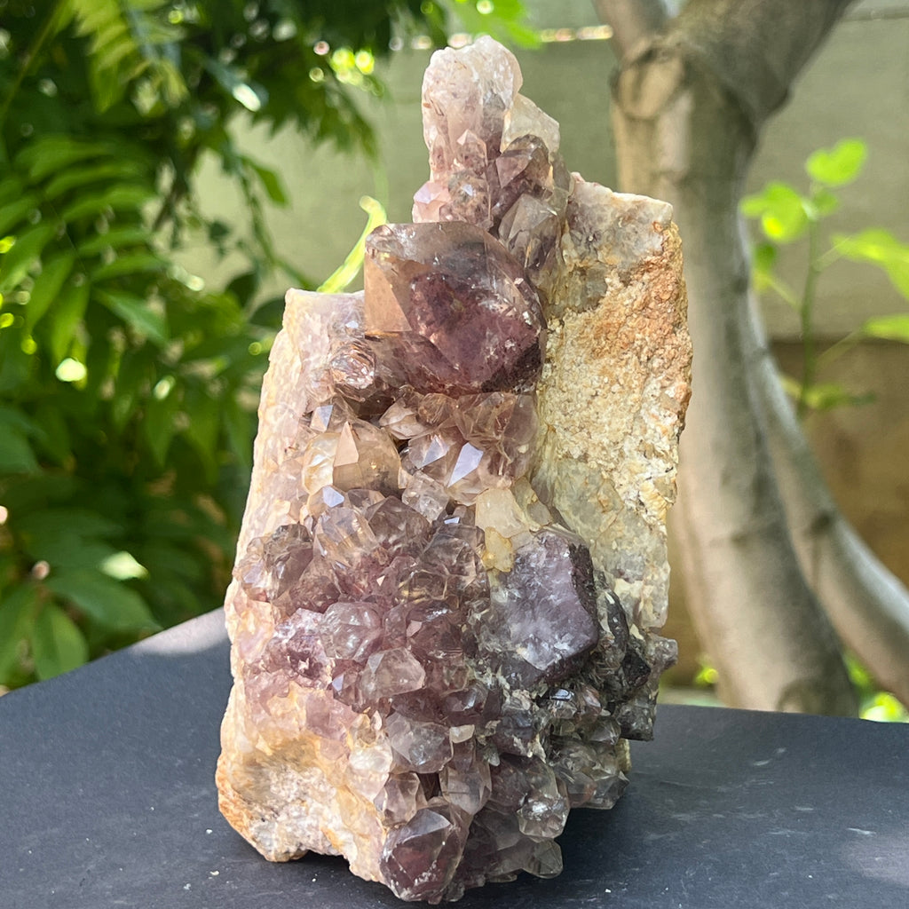 Cluster cuart rosu hematoid | Model L2, pietre semipretioase - druzy.ro 3 