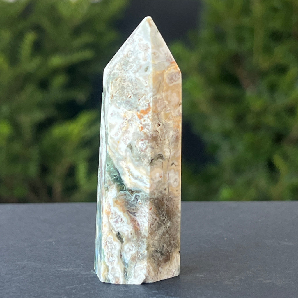 Obelisc agat muschi model 4, pietre semipretioase - druzy.ro 3 