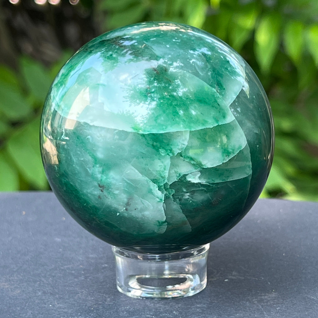 Sfera jad verde m2, pietre semipretioase - druzy.ro 4 