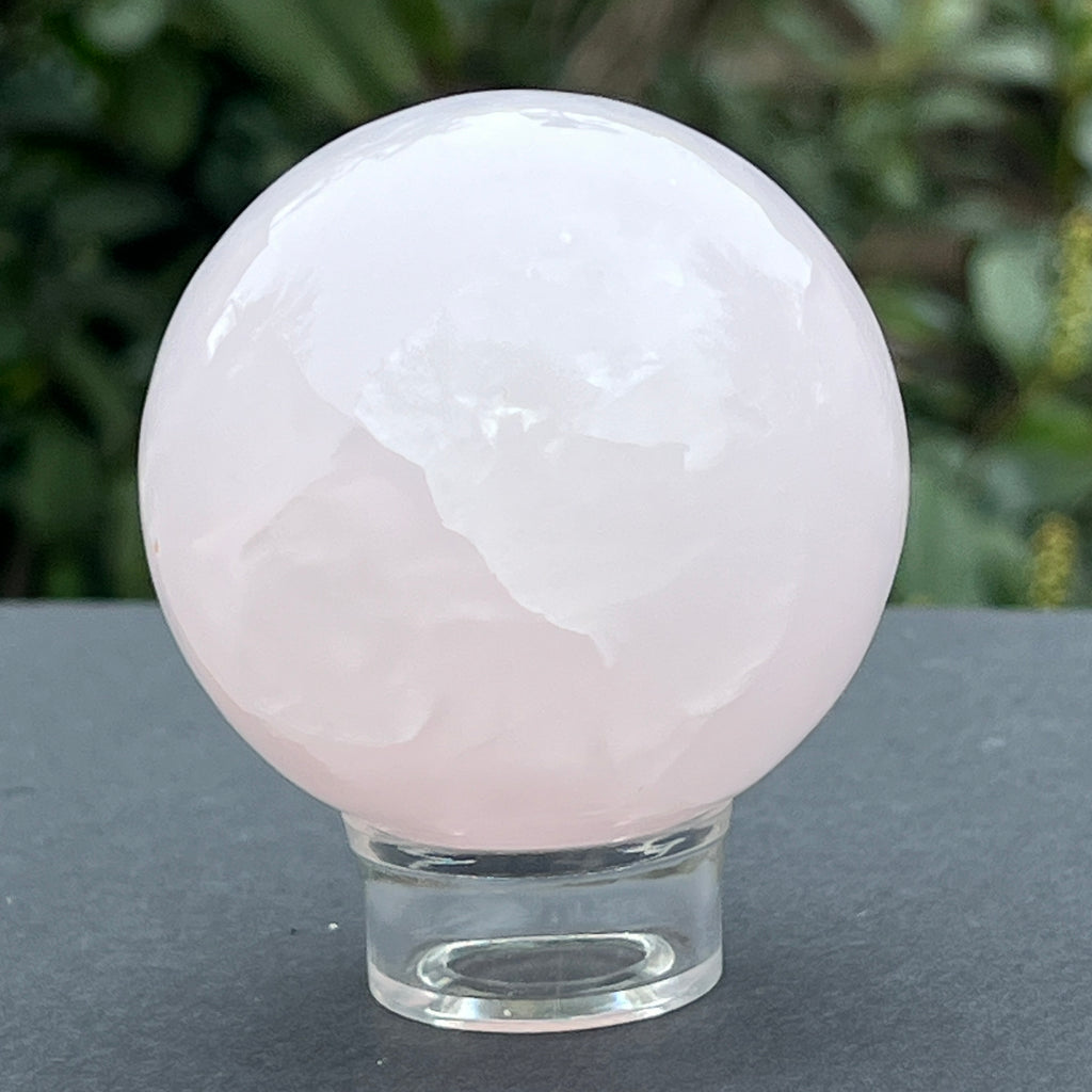 Sfera calcit Mangano din Pakistan model 1, pietre semipretioase - druzy.ro 2 