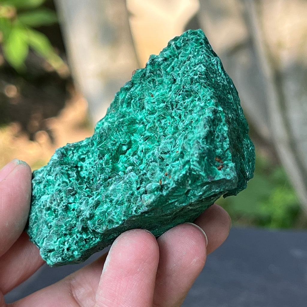 Malachit matasos piatra bruta m13, pietre semipretioase - druzy.ro 4 