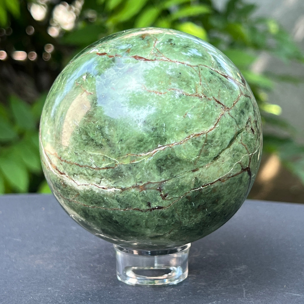 Crisopraz sfera m8, pietre semipretioase - druzy.ro 5 