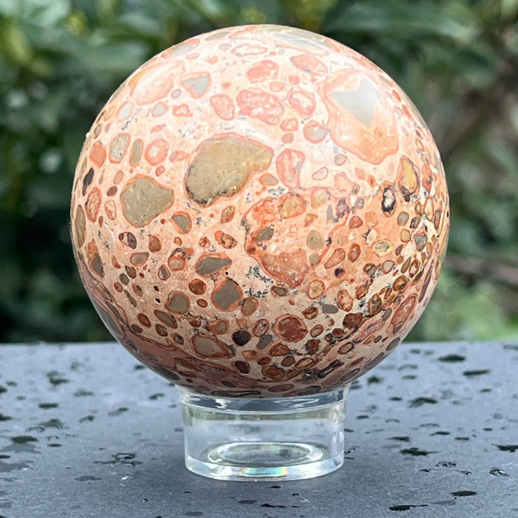 Sfera leopardit Peru model 3, pietre semipretioase - druzy.ro 5 