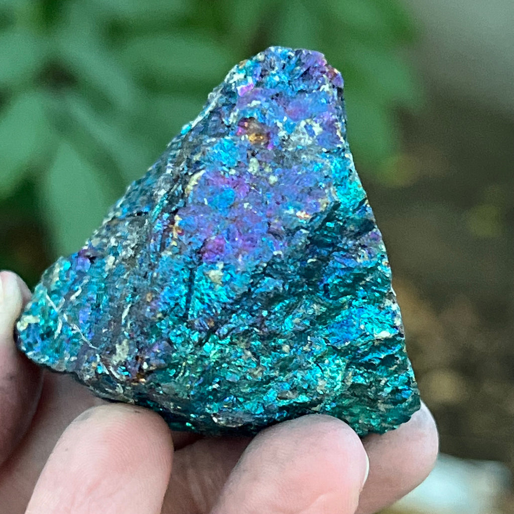 Calcopirita iridescentă din Mexic model 10, pietre semipretioase - druzy.ro 2 