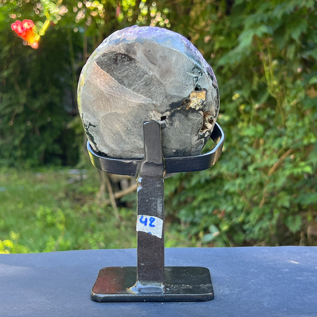 Ametist Uruguay AAA pe stand calitate +AAA, geoda ametist Urguay | Model 3, pietre semipretioase - druzy.ro 7 