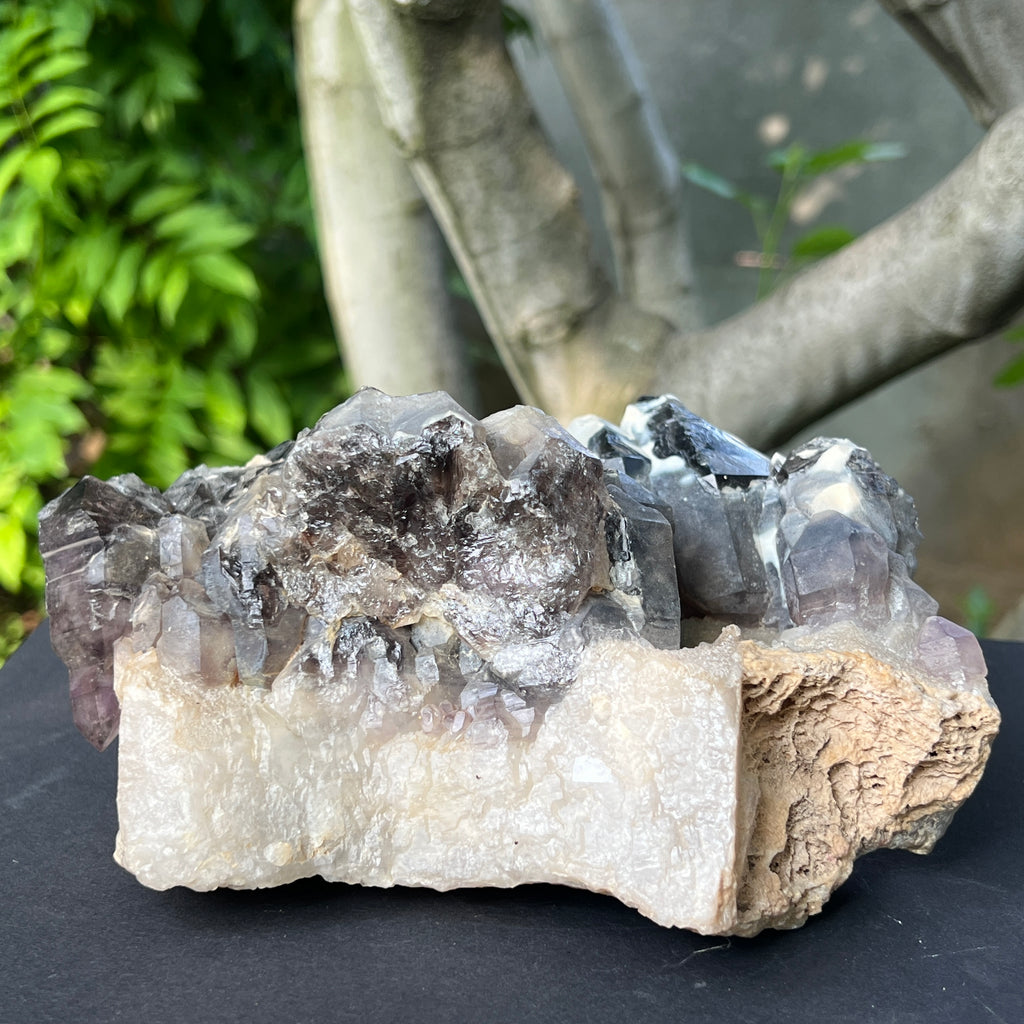 Specimen cluster cuart fumuriu m2, pietre semipretioase - druzy.ro 3 