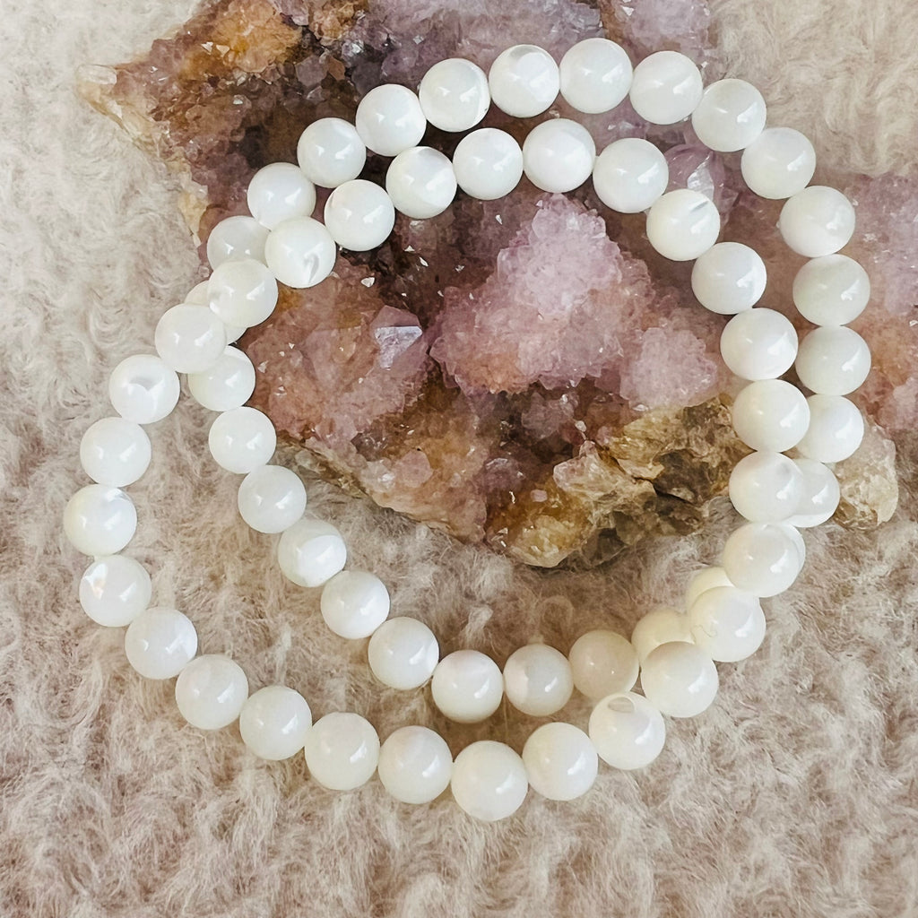 Bratara perle 7 mm, druzy.ro, cristale 1