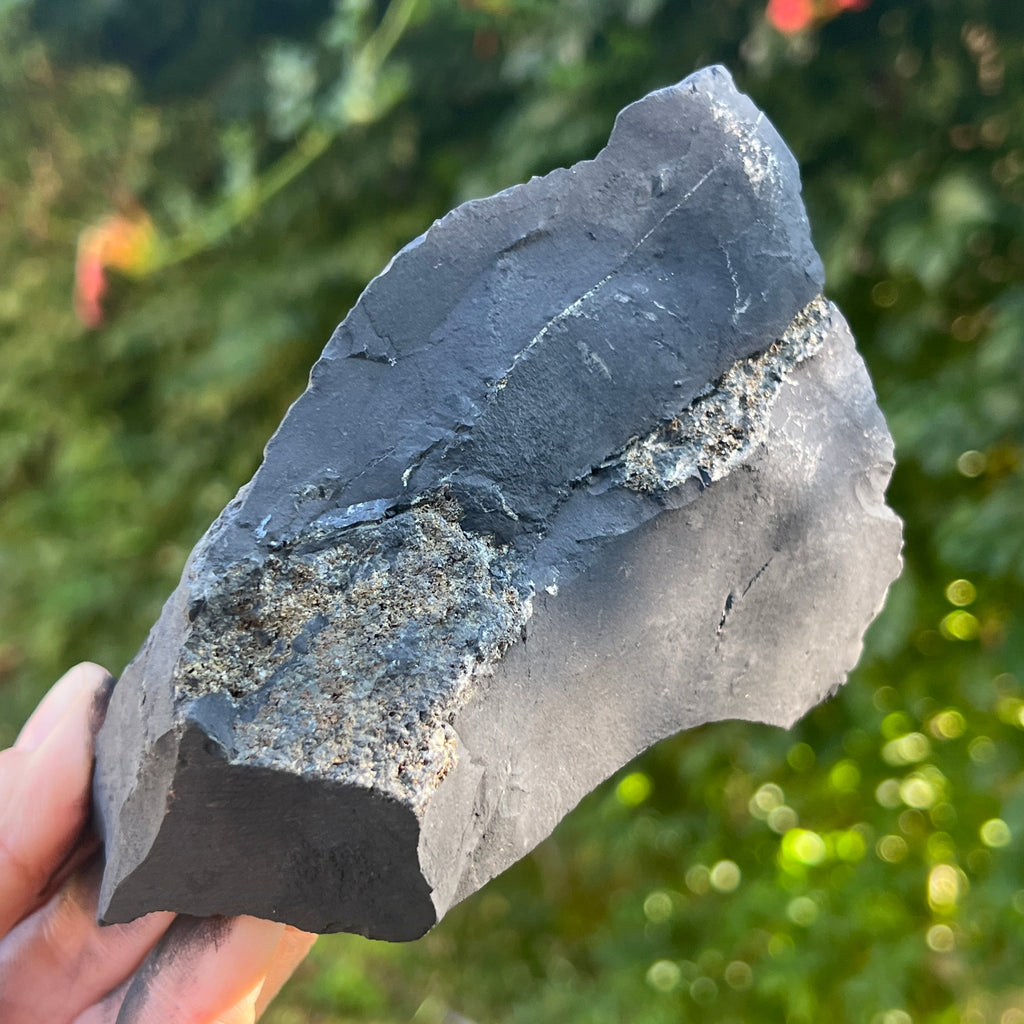 Shungit piatra bruta XXL model 4, pietre semipretioase - druzy.ro 1 