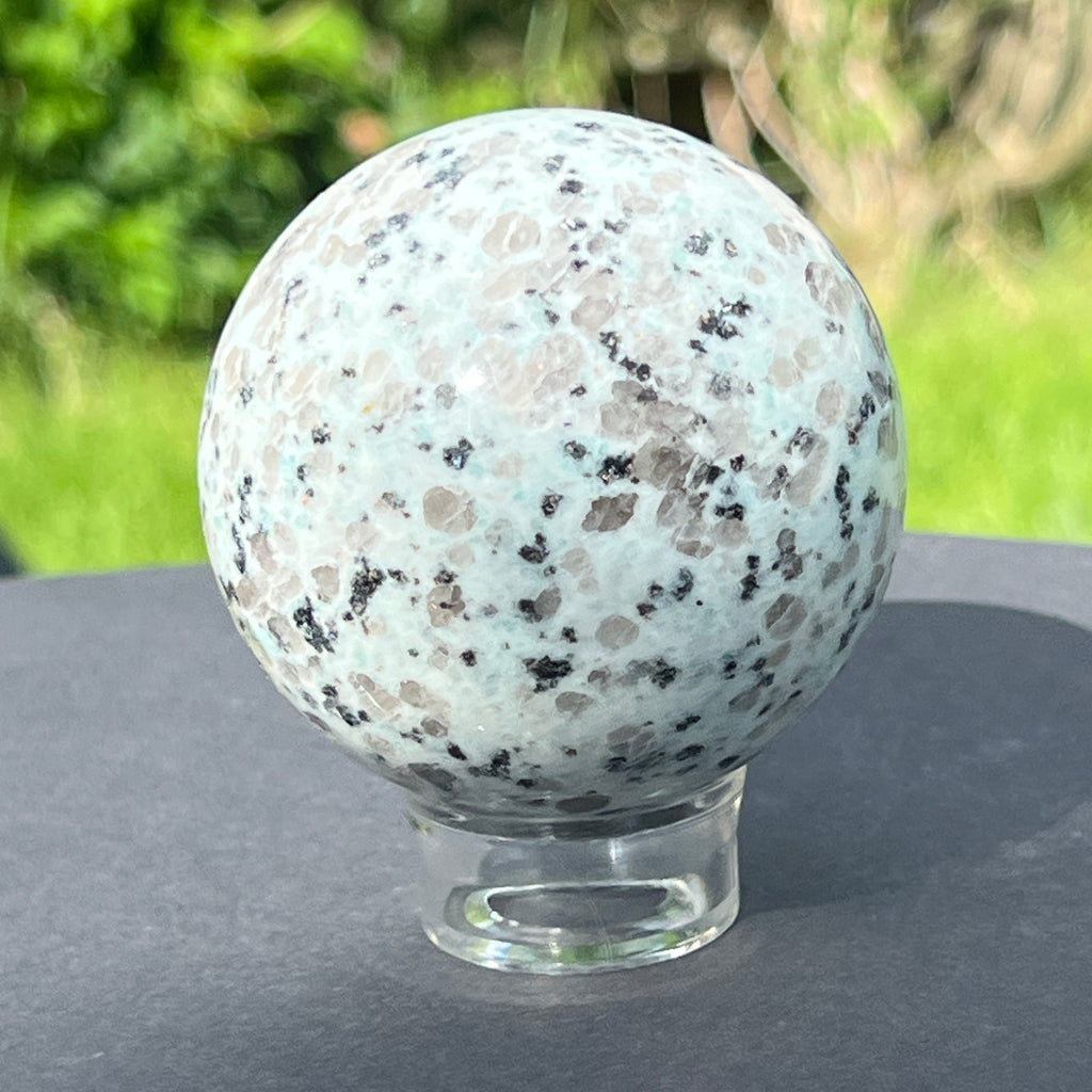 Sfera jasp kiwi model 3, pietre semipretioase - druzy.ro 1 