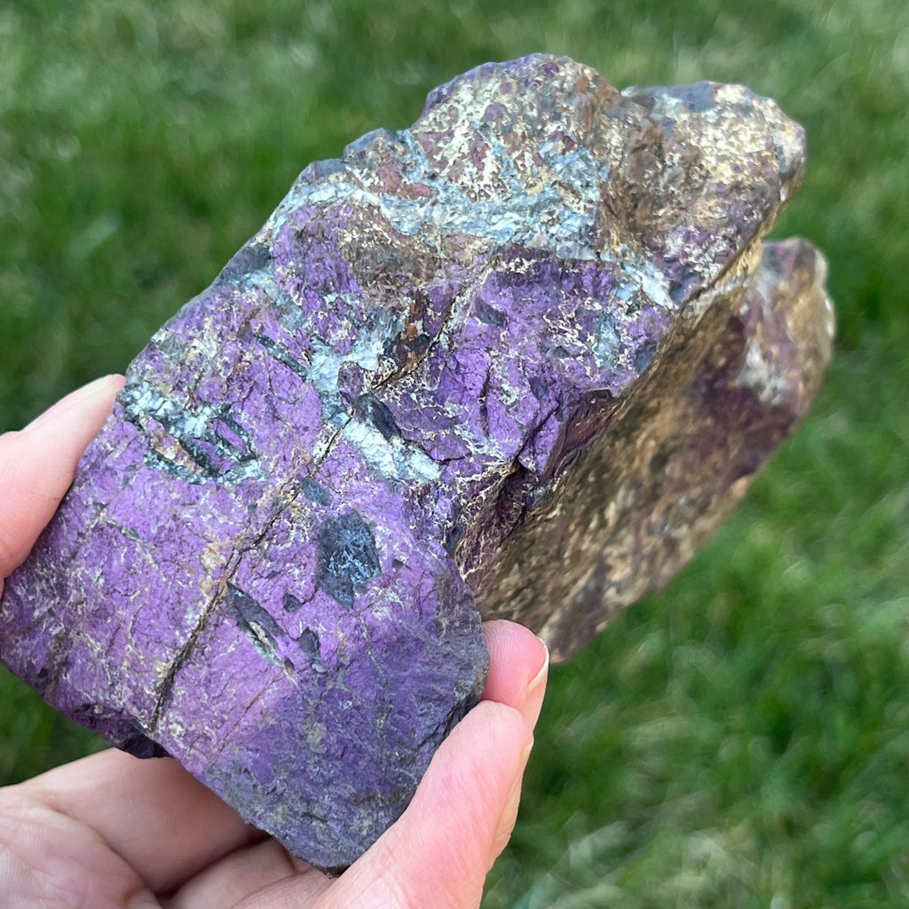 Purpurit piatra bruta XL1, druzy.ro, cristale 1