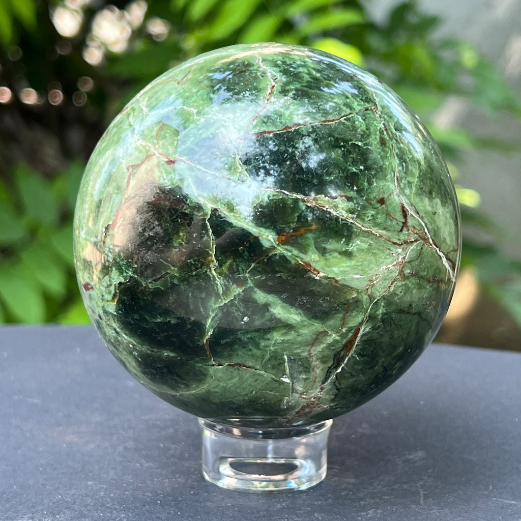 Crisopraz sfera m8, pietre semipretioase - druzy.ro 6 