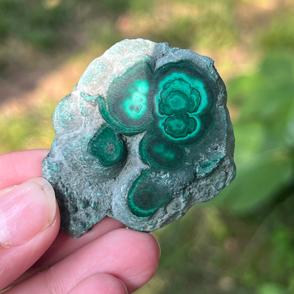 Felie malachit | Model 12, pietre semipretioase - druzy.ro 2 