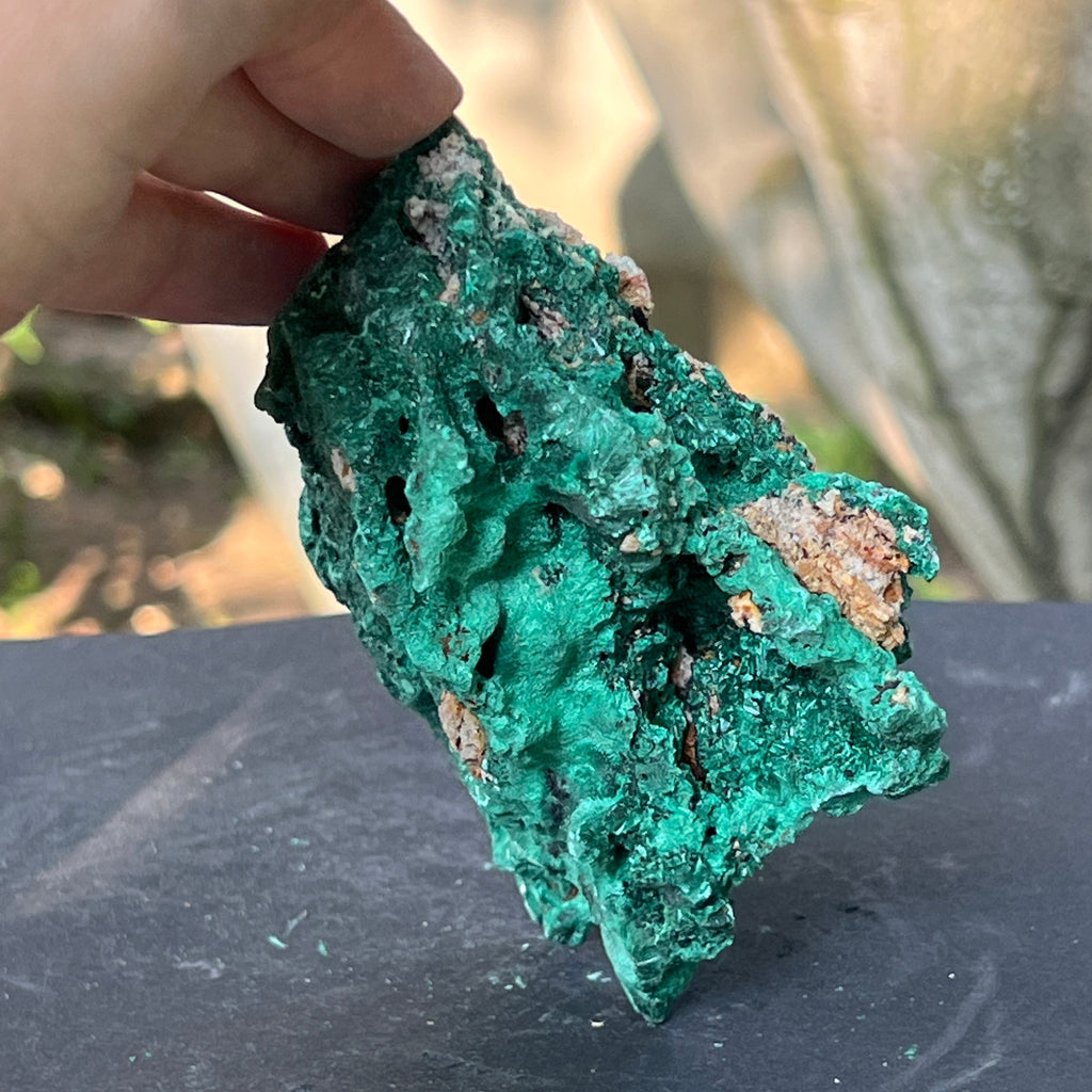 Malachit matasos piatra bruta m8, pietre semipretioase - druzy.ro 3 