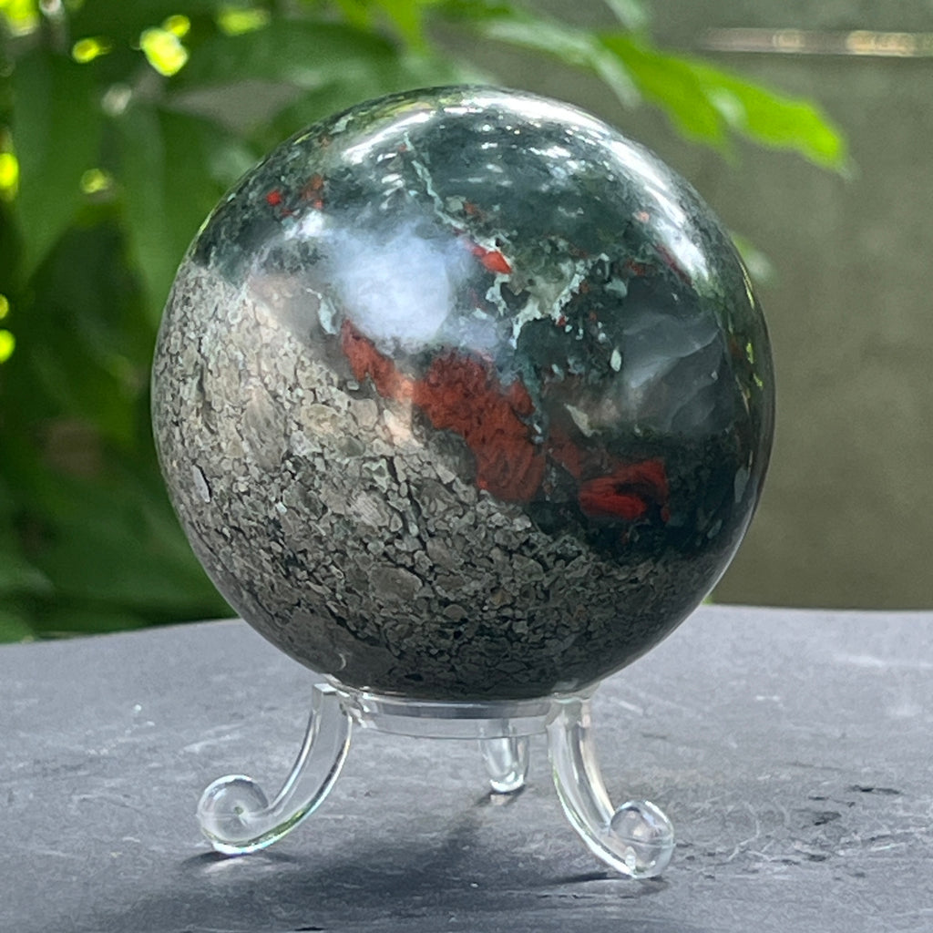 Sfera seftonit piatra sangelui model 2, pietre semipretioase - druzy.ro 7 