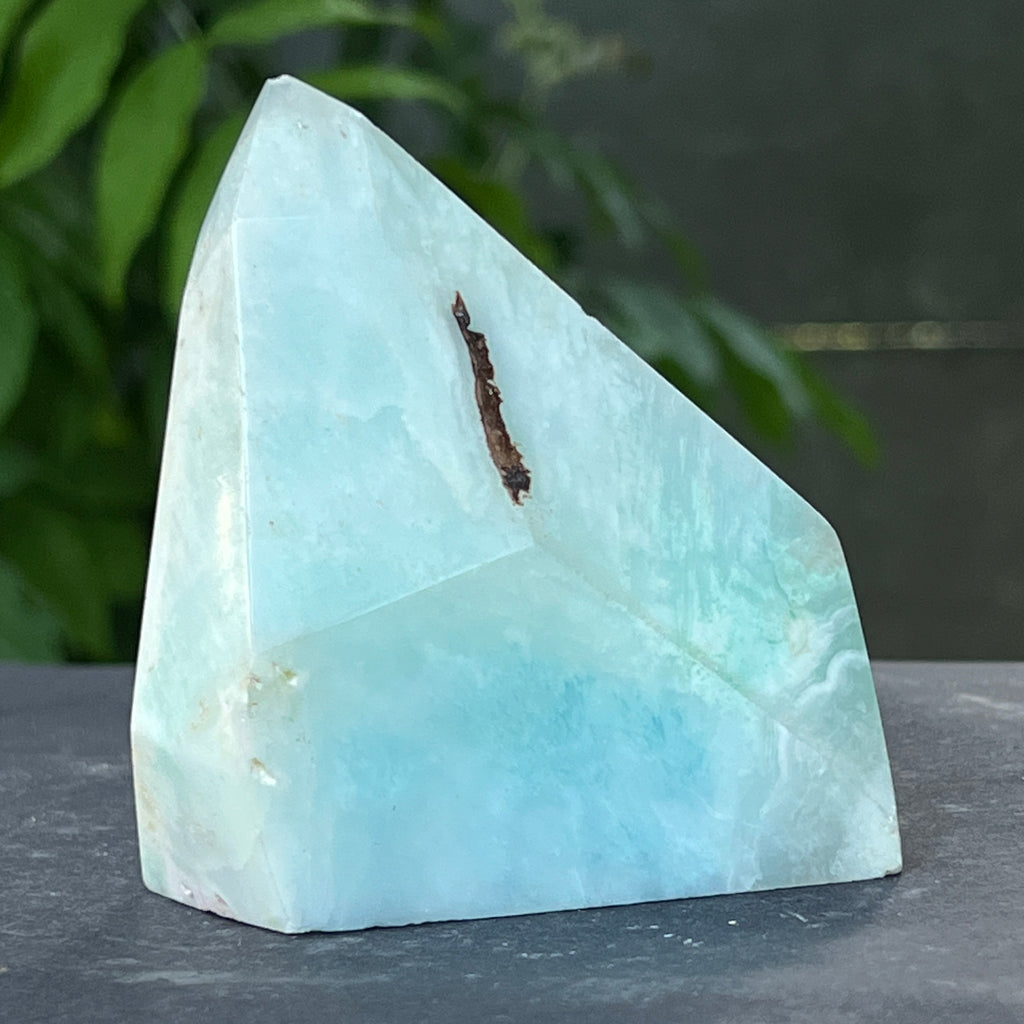 Sculptura generator aragonit albastru | Model 5, pietre semipretioase - druzy.ro 2 