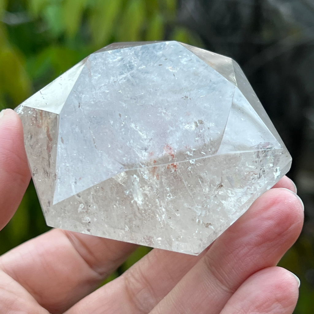 Cuart forma diamant caliate extra, cristal de stanca/cuart incolor m12, pietre semipretioase - druzy.ro 2 