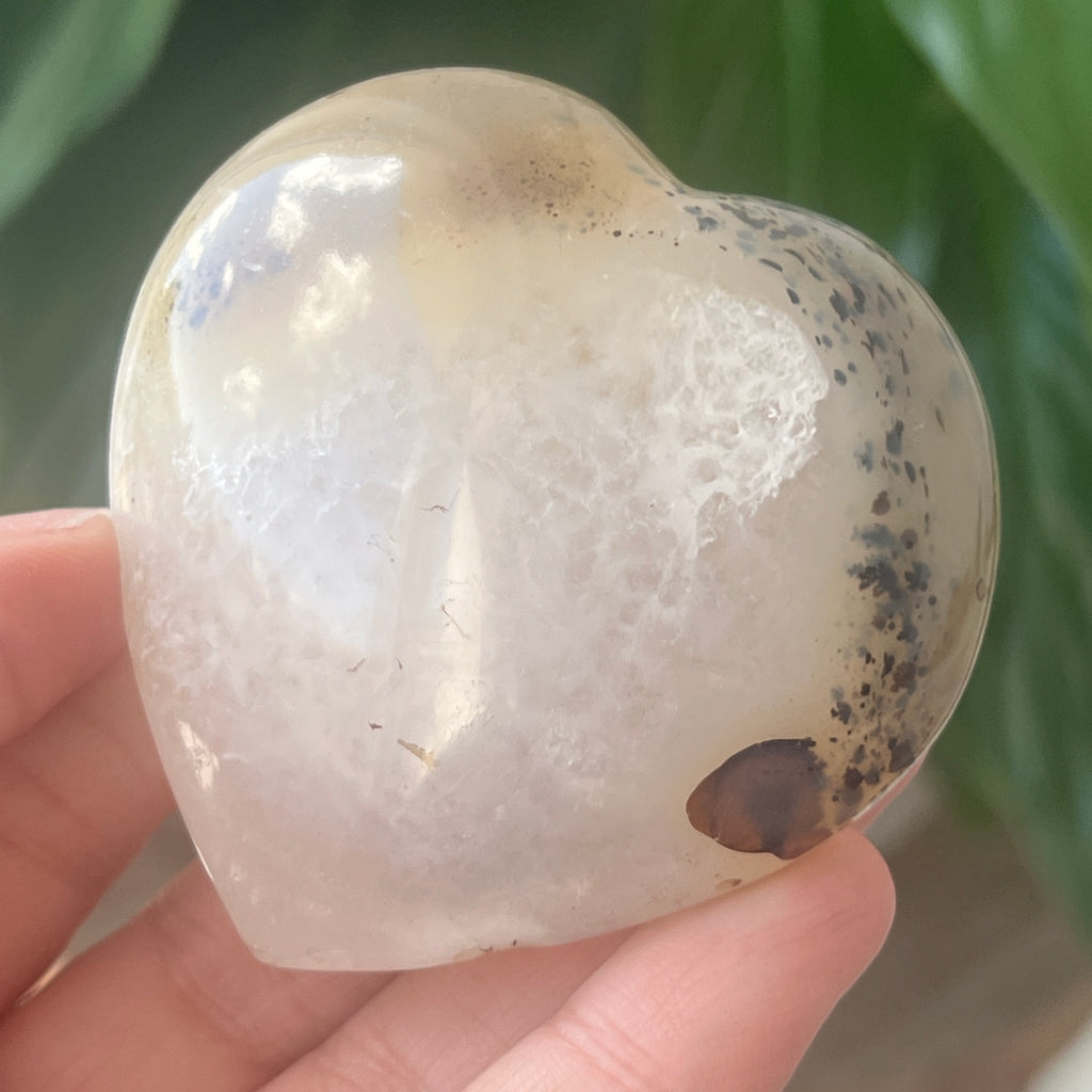 Inima agat model 10, pietre semipretioase - druzy.ro 1 