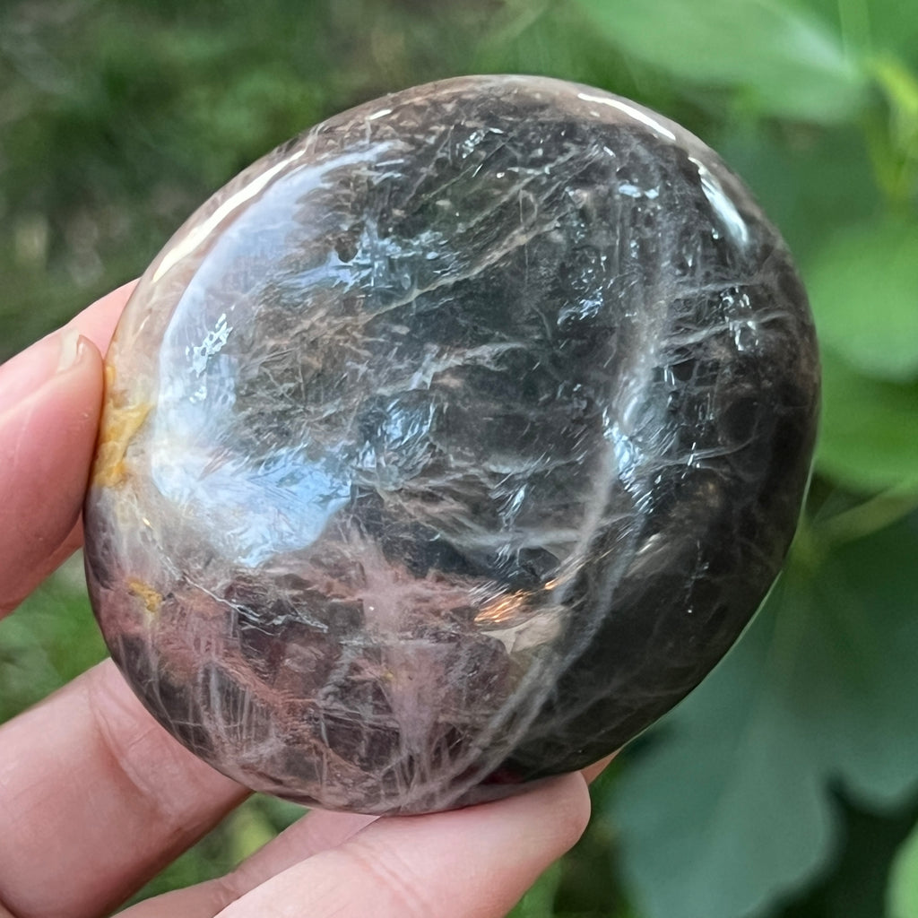 Palmstone piatra lunii somon gri | Model 9, pietre semipretioase - druzy.ro 1 