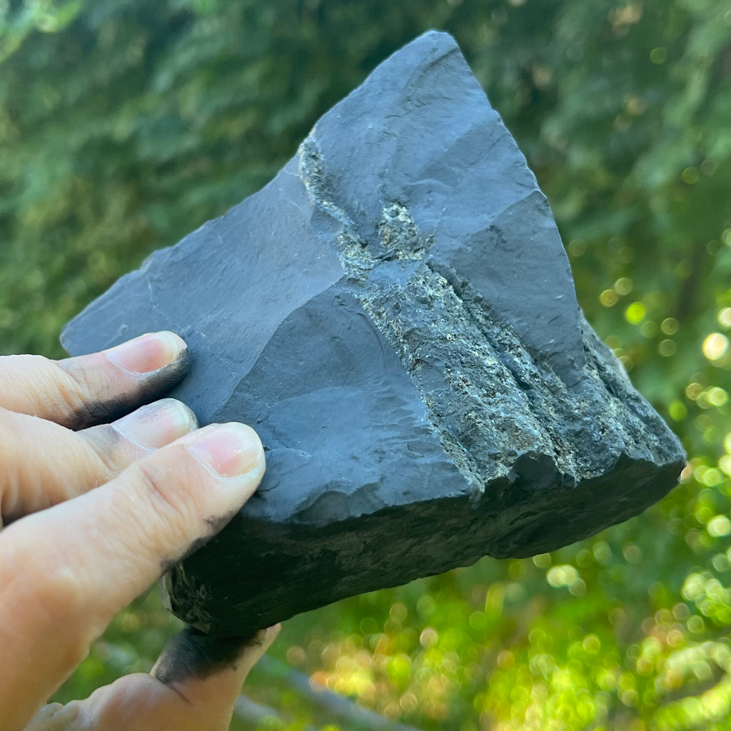 Shungit piatra bruta XXL model 6, pietre semipretioase - druzy.ro 4 
