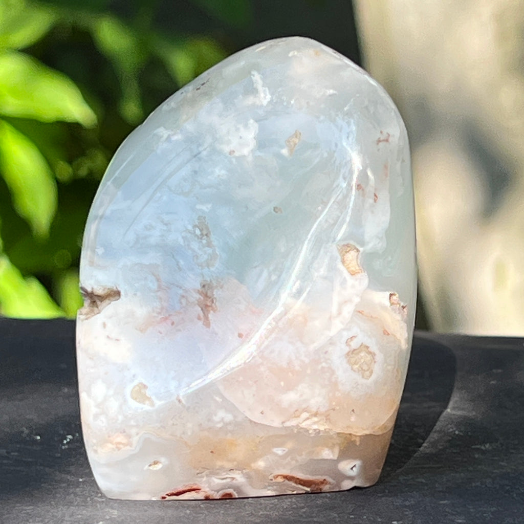 Calcedonie cu crom albastru-verzuie din Zimbabwe -forma libera| Model 11, pietre semipretioase - druzy.ro 3 