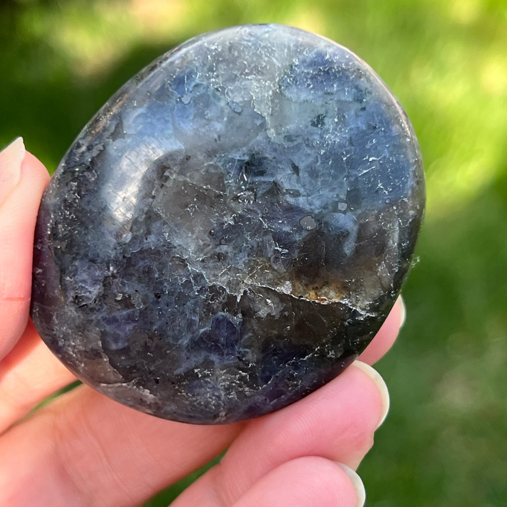 Palmstone Iolit (safir de apa) din Madagascar model 9, pietre semipretioase - druzy.ro 3 